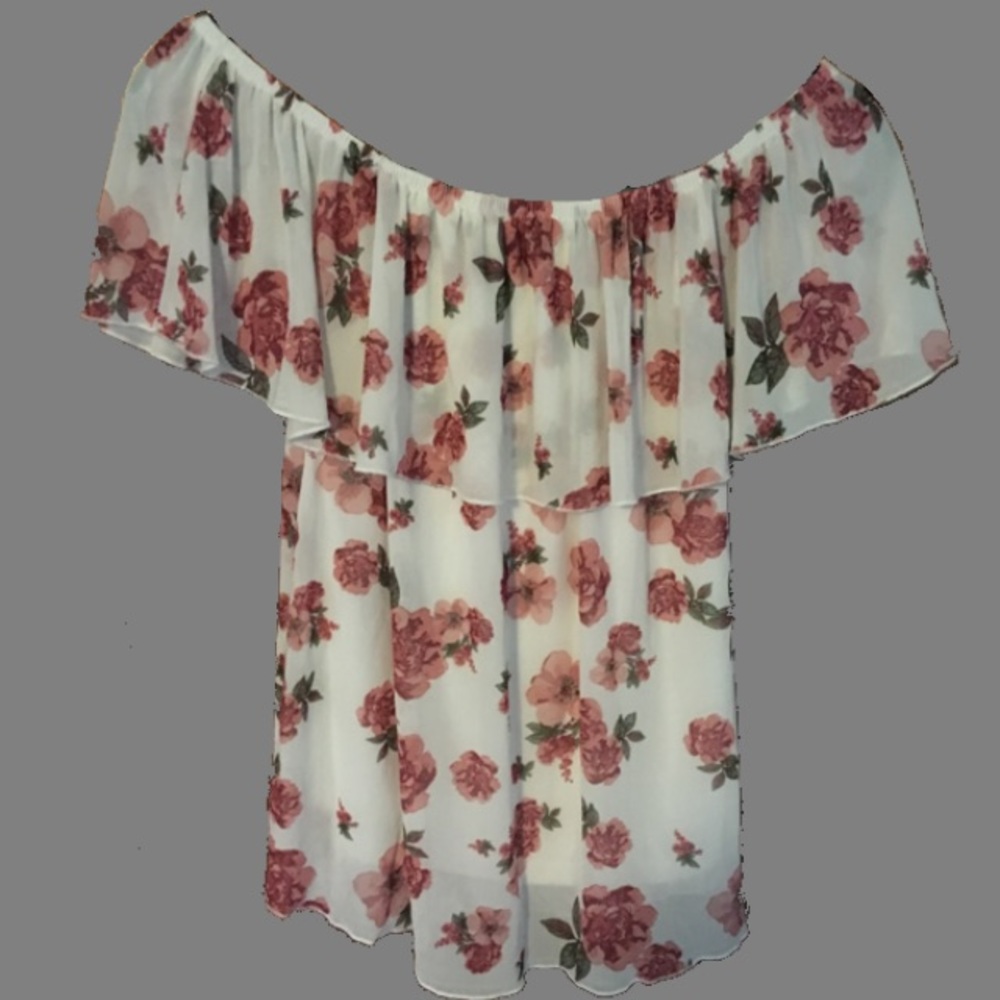 Ultra Flirt Off-Shoulder Swing Top
